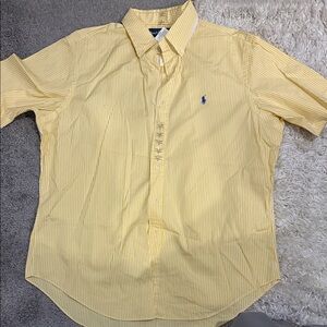 Ralph Lauren Yellow Striped Men's Shirt